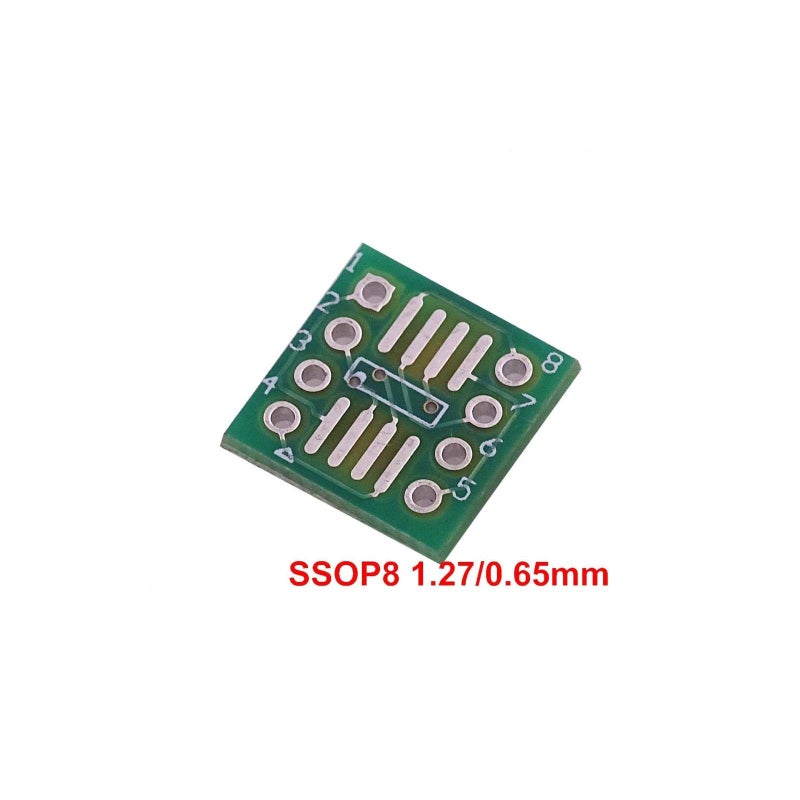 Bestol 10pcs SOIC-8 to DIP-8 Narrow PCB SMD Adapter to DIP SOP8 - Image 2
